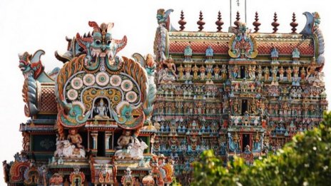 Храмът Meenakshi Amman в Индия 