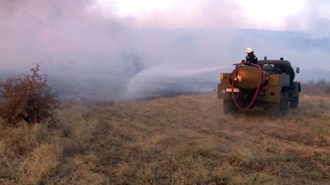 Пожарът в района на община Свиленград е локализиран