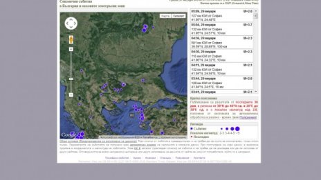 Седем труса край Пловдив, най силният – 3,7 по Рихтер