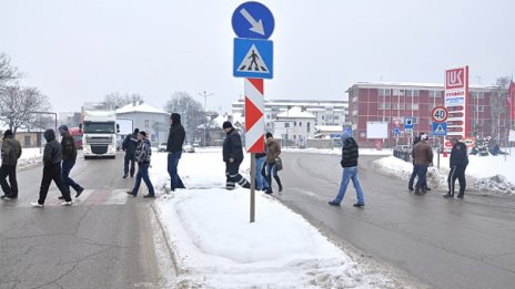 Лошите пътища във Враца изкараха шофьори на протест