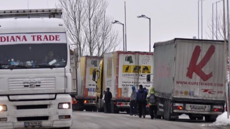 ГКПП "Капитан Андреево" блокиран от товарни автомобили 