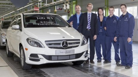 Стартира производството на B-Class Electric Drive