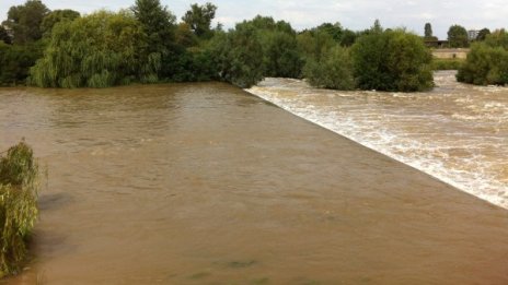 Скъса се дига на Марица до село Райново