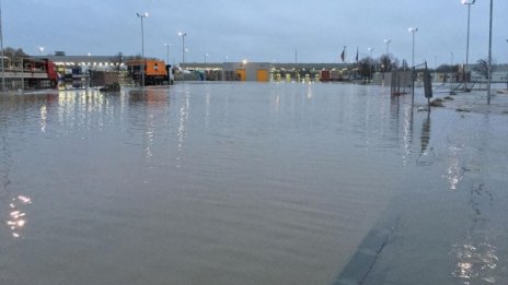 ГКПП Капитан Андреево осъмна под вода