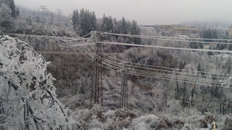 Студът къса проводници, падат стълбове, жалват се от ЧЕЗ