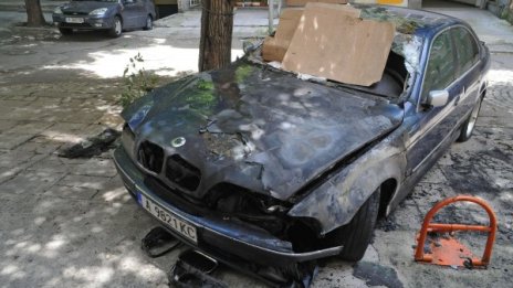 Драснаха клечката на бургаско BMW