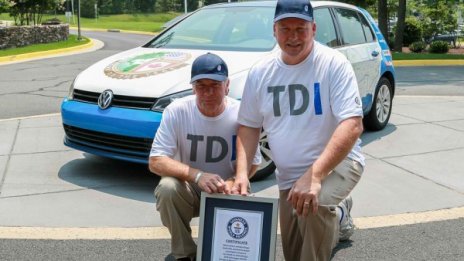 Golf TDI постави световен рекорд по икономичност