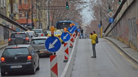 Бул. "Васил Левски" готов за двупосочния трафик