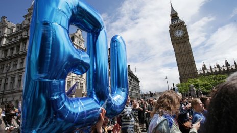 Лондончани на масов протест срещу Brexit-а