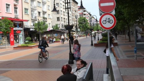 КАТ започна акция "велосипедисти" по бул. "Витоша"