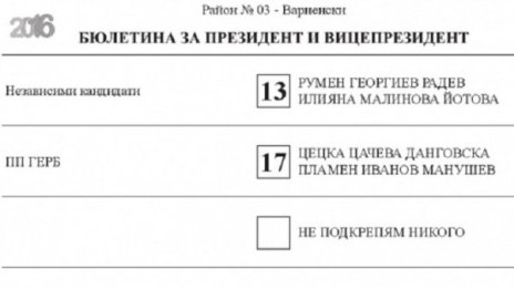 Къса бюлетина за балотажа. Как да гласуваме?