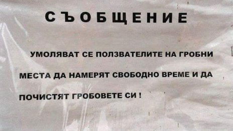 Социални разни: За снега, Божи86 и собствениците на гробища