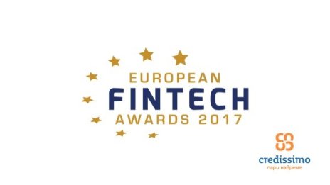 Credissimo – претендент за титлата "Европейски иноватор на 2017" на European FinTech Awards 2017