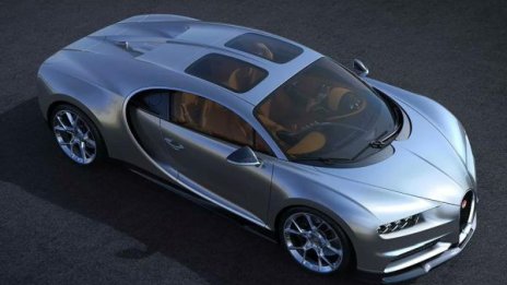 Над нас небето! Bugatti направи стъклен покрив за Chiron