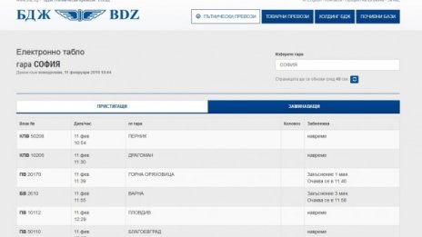 БДЖ с екстра – следим всички влакове на живо