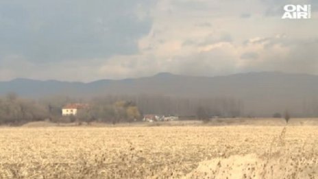 Силно запрашаване на въздуха в Горни Богров