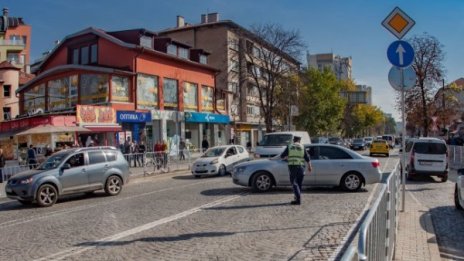 Верижна катастрофа на новото кръстовище на "Красно село" 