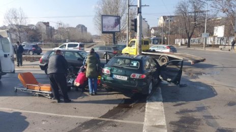 Тежка катастрофа с един загинал на бул. Сливница 