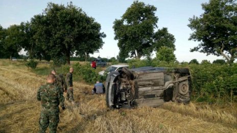 Военнослужещи помогнаха при катастрофа в Пловдивско