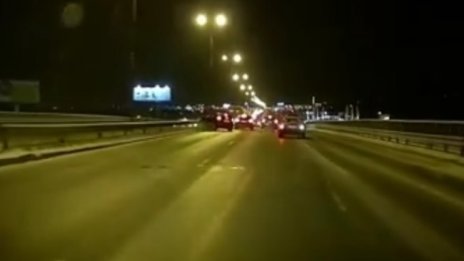 Видео показва катастрофата на Околовръстното в момента на ударите