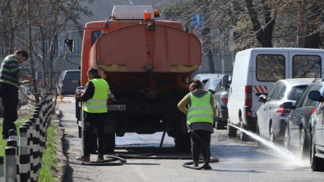 Започват да мият улиците в София, първо в три района