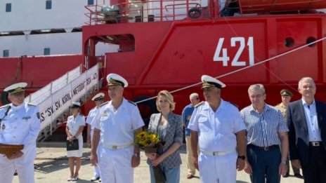 Мария Бакалова стана кръстница на кораб