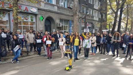 Гражданско неподчинение на протеста срещу зелените сертификати в Бургас