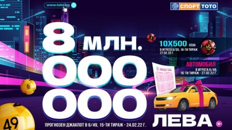 Спорт Тото отново подготви милиони печалби!