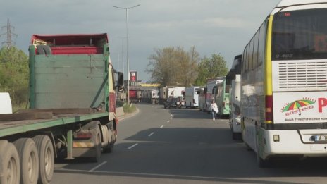 Транспортът на протест и в Бургас