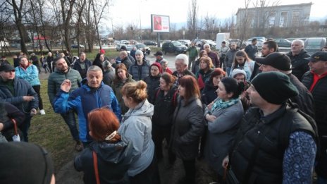 В кадър: Жителите на "Мусагеница" отново на протест