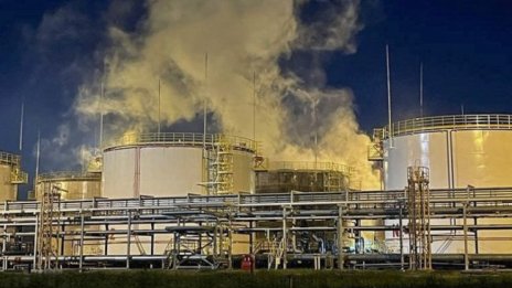 Дрон нанесе щети по газопровод в Курска област 