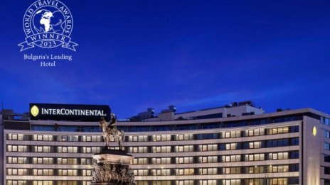 Обявиха InterContinental Sofia за "Водещ хотел в България 2023"