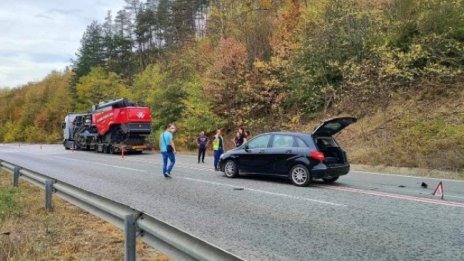 Километрична опашка на Хаинбоаз след катастрофа 