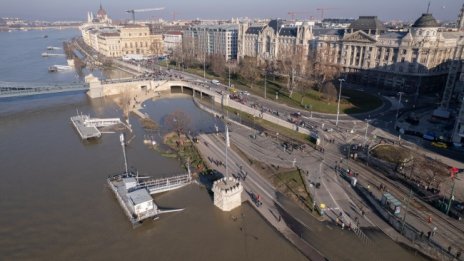 Река Дунав преля в Будапеща