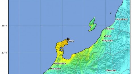 Силен трус със сила 5,9 по Рихтер в Централна Япония