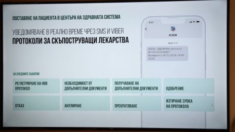 НЗОК ще уведомява със sms и Viber пациентите за протоколите за лекарства