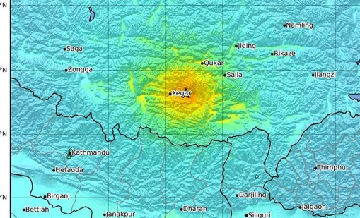 Мощно земетресение разтърси китайския автономен район Тибет