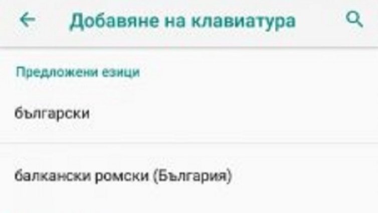 Предложение на Google: Да пишем на... "Балкански ромски" (България)?!