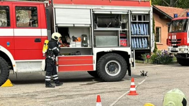 Пожар пламна в завод за целулоза и хартия в Стамболийски