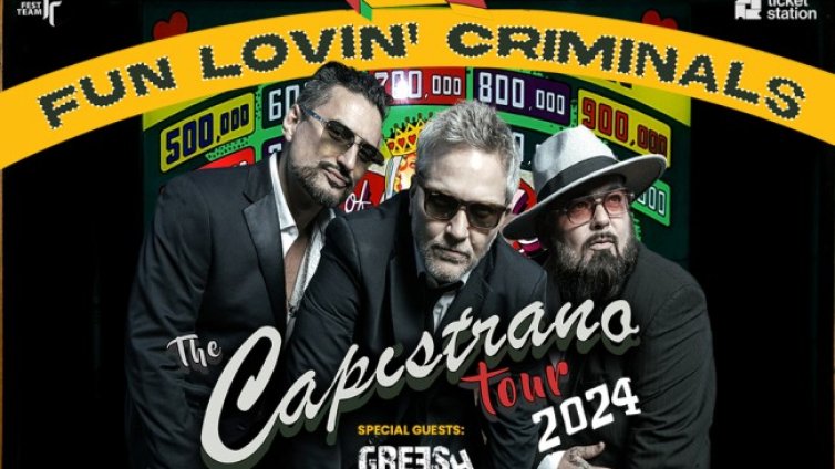 Greesh открива концерта на Fun Lovin’ Criminals в София