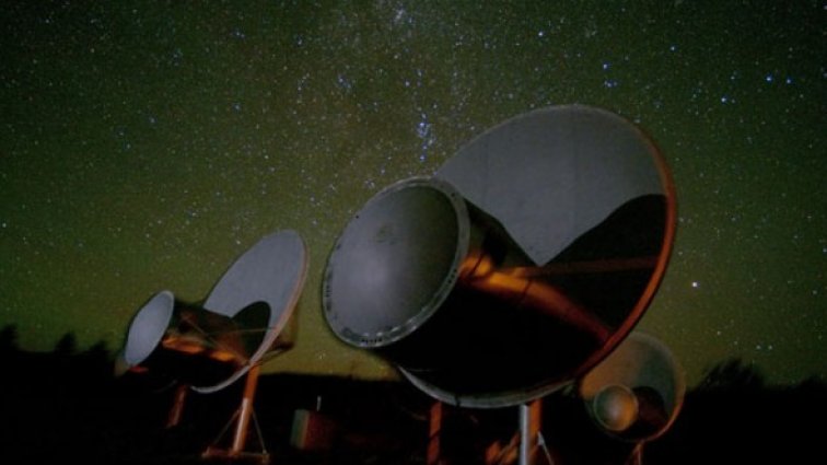 Allen Telescope Array търси живот из Млечния път. Изображение: SETI Institute