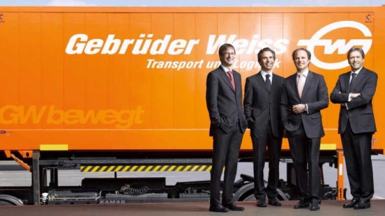 (l. t. r.) Board Members Peter Kloiber, Wolfram Senger-Weiss, Heinz Senger-Weiss and CEO Wolfgang Niessner