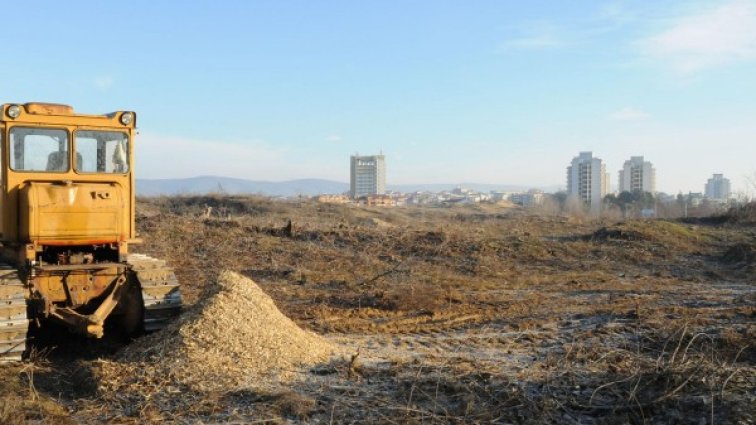 Спорният терен в Несебър, заради който избухна скандалът. Снимка: БулФото - архив