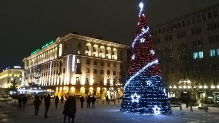 Москва дари 13-метрова елха на София 