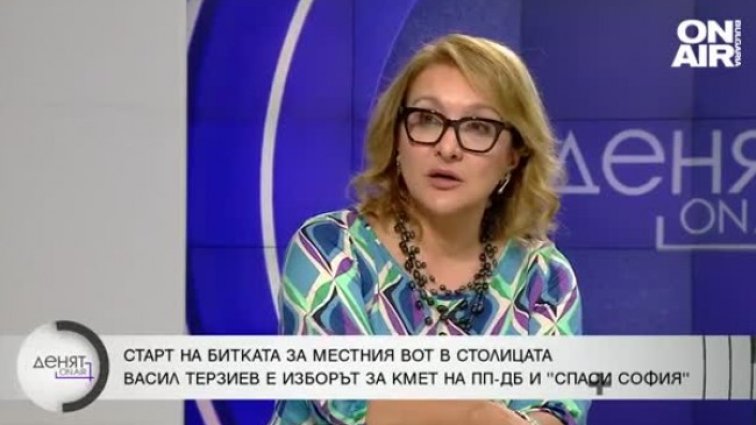 Антоанета Христова: Младите ще припознаят Васил Терзиев за кмет, антикомунистите - не