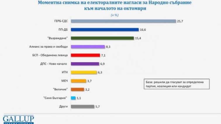 Снимка: Галъп Интернешънъл