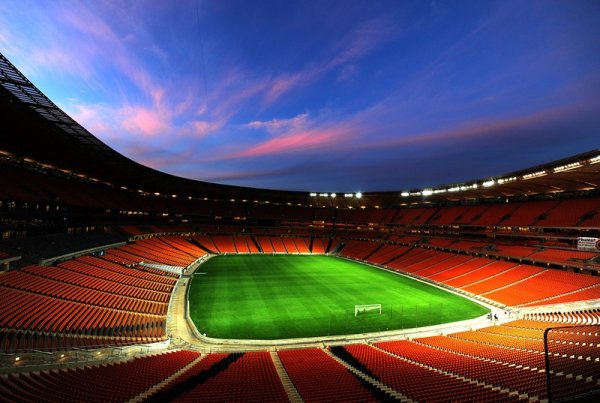 На  Soccer City Stadium до Йоханесбург ще се играе първият и финалният мач от Световното. Снимка: БГНЕС