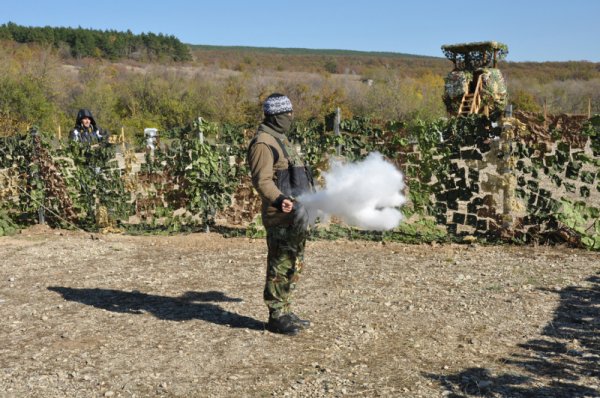 Военно учение „Съюзна сила – 2012“ на полигона край Ново село. Снимка: БТА