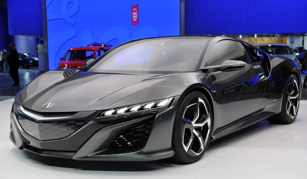 Японците показаха новата версия на концепцията Acura NSX в Детройт. Снимка: Reuters