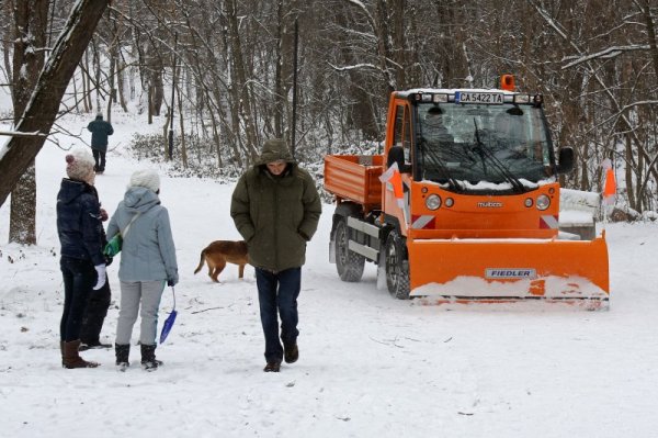 Снегът отвори доста работа. Снимка: БТА